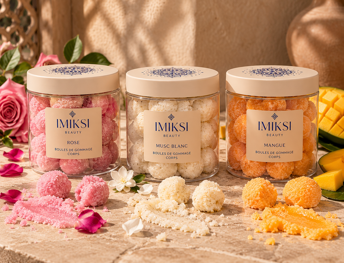 Boules de Gommage Exfoliantes pour le Corps